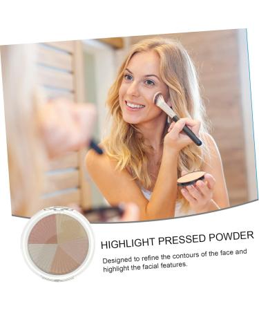 Didiseaon 1 Box Highlight Powder Women Face Makeup Shimmer Powder for Face 5 Colors Shading Powder Stereo Powder Foundation Highlight Pressed Powder Female Beauty Makeup Face Shimmer Powder - Buy Online on GoSupps.com