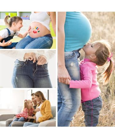 9PCS Adjustable Waistband Expanders - Elastic Button Extenders for Pants, Shorts, Jeans (Blue Grey Brown) - Buy Online on GoSupps.com