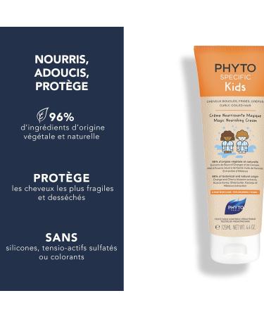Phyto - Specific Kids - Magic Nourishing Cream 125 ml - All Hair - Textured Hair - Curly Hair - Wavy Hair - Fragile Hair - Dry Hair - Intensely Nourishes - Buy Online on GoSupps.com