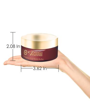 Premier Dead Sea Passion Fruit Body Butter | Anti-Aging Moisturizer Hydrating Shea Butter Firming Stretch Mark Cream Lightweight & Silky | 5.95 Fl. Oz - Buy Online on GoSupps.com