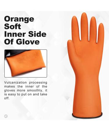 ThxToms Reusable Latex Cleaning Gloves - 3 Pairs for Housework Kitchen Bathroom - Extra Large Size - X-Large - Buy Online on GoSupps.com