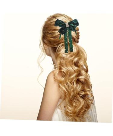 Beaupretty bow hairpin rhinestone hair clips hair clips for girls girl bows for hair female hairpin hair barrette satin hair bows long hair clips women hair decoration hair Hair - Buy Online on GoSupps.com