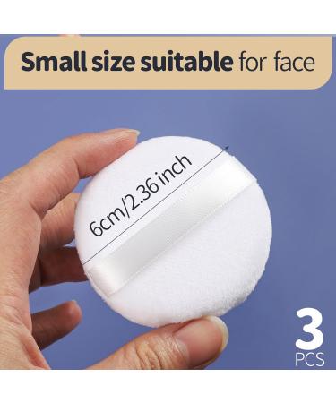 Teenitor 3pcs Powder Puff Set | Soft Makeup Applicator for Face & Setting Powder | 2.36 Inch Powder Puffs for Loose & Pressed Powder | Includes Cases - Buy Online on GoSupps.com