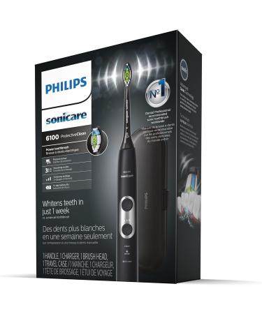 Philips Sonicare Protectiveclean 6100 Rechargeable Electric Toothbrush Whitening Black HX6870/41 - Buy Online on GoSupps.com
