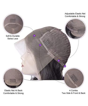 20-Inch Curly Lace Front Wig - Real Brazilian Hair 130% Density Perfect for Black Women - Buy Online on GoSupps.com