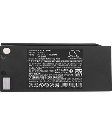 Replacement Battery for Cattron Theimeg 7700T15 Toggle Controller - C8096 (1500mAh/12.0V) | International Shipping Available - Buy Online on GoSupps.com