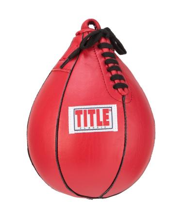 Title Classic Speed Bag, Red, 6" x 9"