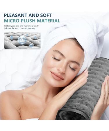 2023 XL Heating Pad 12x48 Electric Heat Pad for Back Pain Relief - 6 Heat Settings, 4 Timer Settings, Auto Off - Ultra-Soft Heat Pad in Gray - Buy Online on GoSupps.com