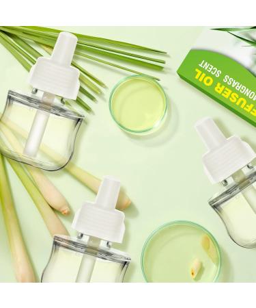 STRN Citronella Plug-in Scented Oil Refill - 3 Pack Electric Air Freshener for Home & Bathroom | Lemongrass 3.06 Fl Oz | Compatible with Air Wick Warmers - Buy Online on GoSupps.com