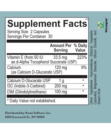 Veracity DIM Detox Supplement - Estrogen & Progesterone Support for Women | Hormone Balance Clear Skin Immune Health - Gluten Free 60 Caps - Buy Online on GoSupps.com