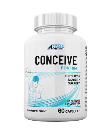 Conceive for Him Fertility Supplements for Men - Male Fertility Supplements - Vitamins & Minerals Plus Key nutrients for Male Fertility & Motility 60 Capsules