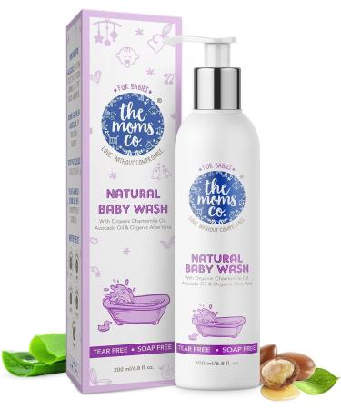 YANG Tear-Free Natural Baby Shampoo (400ml) & Tear-Free Natural Baby Wash with Calendula Avocado Oils and USDA-Certified Organic Oils Like Argan Chamomile (200 ml) - Buy Online on GoSupps.com