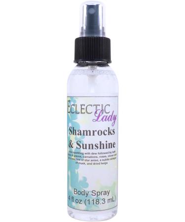 Shamrocks and Sunshine Body Spray 8 ounces Body Mist for Women with Clean Light & Gentle Fragrance Long Lasting Perfume with Comforting Scent for Men & Women Cologne with Soft Subtle Aroma For 8 Fluid Ounces