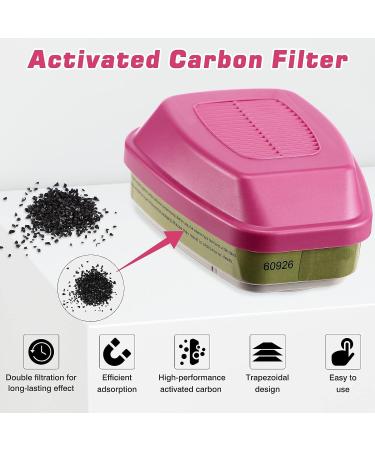 GSHUBB Full-Face Mask Respirator with 60926 Cartridges - Anti-fog Reusable Gas Cover Organic Vapor Masks Survival Nuclear Paint Mask for Painting Dust Formaldehyde Epoxy Resin Sanding Cutting welding - Buy Online on GoSupps.com