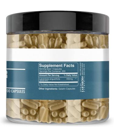 Earthborn Elements Chamomile Extract and Lavender Extract Bundle 200 Capsules Pure & Undiluted No Additives - Buy Online on GoSupps.com