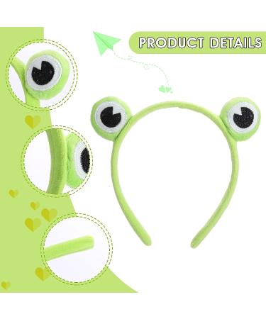 Cute Frog Headband Spa Headband for Girls and Women - Green Frog Eye Makeup Headband - Buy Online on GoSupps.com