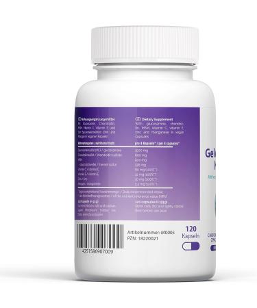 Medari Joint Complex Capsules for Joints & Knees | Glucosamine Chondroitin MSM Vitamins C & E Zinc Manganese & Magnesium | International Shipping Available - Buy Online on GoSupps.com