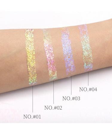 Hair Gel - Makeup for Face Body and Hair Sparkling Mermaid Sequins Chunky Makeup for Face Festival Hair Body Accessories Fulenyi 03# - Buy Online on GoSupps.com