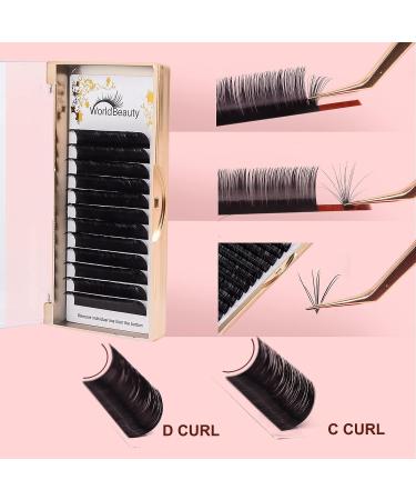 Faux Mink Eyelash Extensions | 0.07C C Curl | 8mm Silk Individual Lash Extensions | Professional Salon Use - Buy Online on GoSupps.com