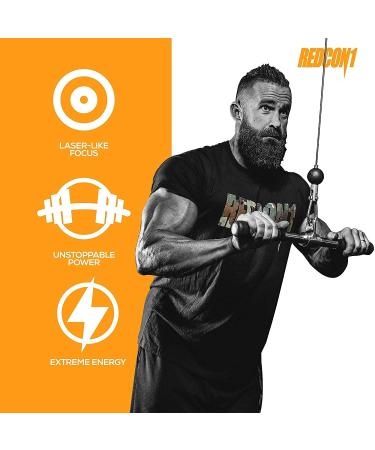 REDCON1 Total War Ready to Drink Pre Workout - Endurance Boosting Keto Friendly RTD Formula - Amino Acid + Citrulline Malate Pre Workout Drink for Men & Women (Orange Crush 12 Servings) - Buy Online on GoSupps.com