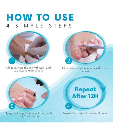 Fungal Nail Treatment for Feet and Hands 12 ml - Professional Made in Italy Strong Toenail Fungus Treatment Prevents Nail Fungus and Restores the Natural Appearance of the Nail. - Buy Online on GoSupps.com