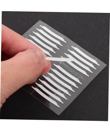 FOMIYES 60 Sheets White Sides Transparent Creative Eyelid Practical Patches Double Double-Side Invisible 2.7x0.4x0.1cmx2pcs Whitex2pcs - Buy Online on GoSupps.com