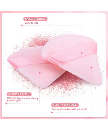 Powder Puffs 12 Pieces Pink Triangle Powder Puffs Soft Makeup Velour Puff for Pressed Powder Loose Powder Cotton Mini Powder Puff for Face Cosmetic Foundation Sponge Mineral Powder Wet Dry Makeup - Buy Online on GoSupps.com