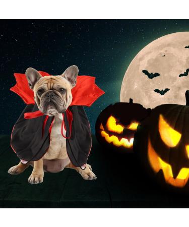 Halloween Pet Costume Dog Costume Cat Costume Dog Cape Costume Halloween Pet Cloak Interesting Dog Witch Costume for Small Medium Cats Dogs for Halloween Party - Buy Online on GoSupps.com