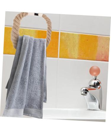 Alipis Towel Clothes Hanger Hand Towel Ring Bathroom Towel Hook Wall-Mounted Hanging Towel Ring - Buy Online on GoSupps.com