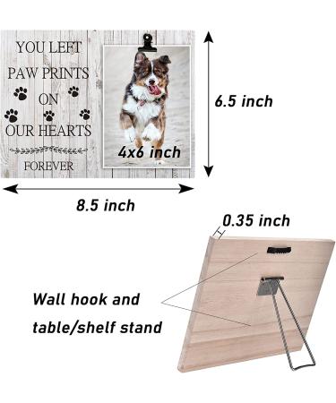 Pet Picture Frame Cat or Dog Frame 4x6 Memorial Pet Loss Picture Frame 3 - Buy Online on GoSupps.com