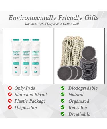 12PC Reusable Cotton Pads Set | Eco-Friendly Makeup Towels & Washable Facial Cleaning Cotton Pads with Laundry Bag - Buy Online on GoSupps.com