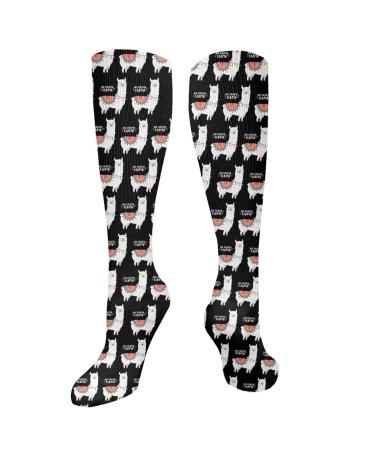 No Prob - Lama compression socks for women and men circulation 15-20 mmHg is the best support for sporty running and cycling