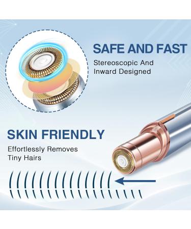 Facial Hair Removal for Women - Painless Electric Razor for Face Lip & Chin | USB Rechargeable Mustache Remover - Buy Online on GoSupps.com