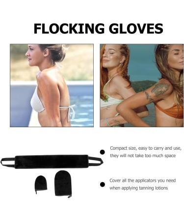 Hohopeti Moufles Imperm ables Antitache sans Doigts 3 Pi ces Noirs Doublure Isolante pour Application Autobronzante Visage et Corps Applicateur Exfoliant Autobronzant Pratique t Hiver - Buy Online on GoSupps.com