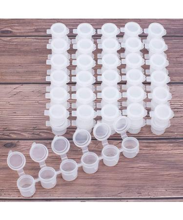 PandaHall 120 Pots 5ml Mini Empty Paint Pot Pod Strips - Arts and Crafts Plastic Storage Containers for Schools & Summer Camps - 0.17 Fl Oz (Pack of 1) - Buy Online on GoSupps.com