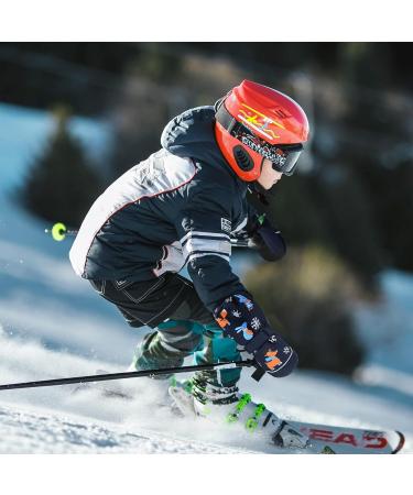 Century Star Kids Ski Gloves Mittens - Winter Snow Gloves for Ages 1-7 - Blue Color - Buy Online on GoSupps.com