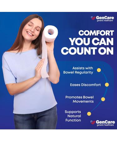 GenCare Senna Laxative 300 Tablets Senna 8.6mg Tablets with Natural Sennosides | Laxatives for Constipation Bloating Gas & Irregularity Relief. Safe & Effective | Generic for Senokot 300 Count (Pack of 1) - Buy Online on GoSupps.com