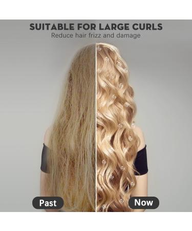 6 in 1 Curling Wand Set with Tourmaline Ceramic Technology and Accessories - Black - Buy Online on GoSupps.com
