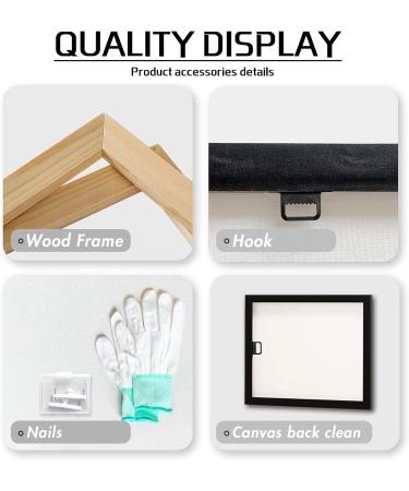 Floral Watercolor Stethoscope Wall Art - Medical Tools Decor Perfect Nurse & Doctor Gifts 8x12 Inch Framed Canvas - Buy Online on GoSupps.com