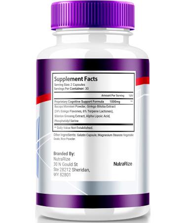 Synaptic XR Core Focus Capsules | All-Natural Brain Supplement for Memory & Cognitive Health | 60 Capsules - Boost Your Brain Power - Buy Online on GoSupps.com