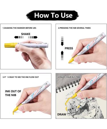 ✓ How To Use Sharpie Oil Based Colored Paint Markers Review 