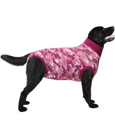 Buy Suitical Recovery Suit for Dogs - Large Pink Camouflage 1 Pack | International Shipping Available - Buy Online on GoSupps.com