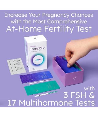 Proov Complete Fertility Testing System | At-Home Hormone Tests for Ovulation FSH Estrogen LH & Progesterone | Reliable Medical-Quality Fertility Solutions - Buy Online on GoSupps.com