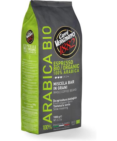 Caff Vergnano 1882 100% Arabica Organic Coffee Beans - 1kg Pack for International Shipping - Buy Online on GoSupps.com