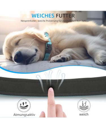 IP68 Waterproof Airtag Dog Collar - Reflective & Durable Keeper for Medium Dogs - Blue Size S - Buy Online on GoSupps.com