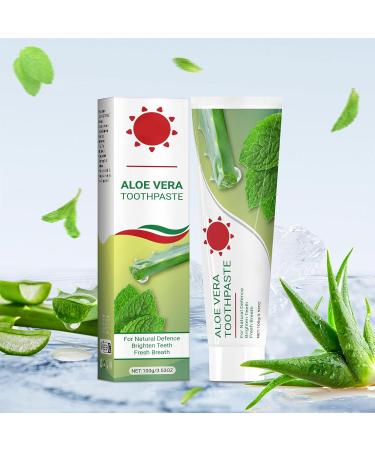  Zankie Organic toothpaste with aloe vera - Fluoride-free aloe toothpaste for sensitive teeth - Natural effect - 100g - Buy Online on GoSupps.com
