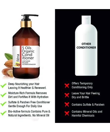  O l na Professional Hair Treatment with 5 Hair Oils and Provitamin B5 Vitamins E C Hair Mask Revitalising Moisturising Care (1000 ml) - Buy Online on GoSupps.com