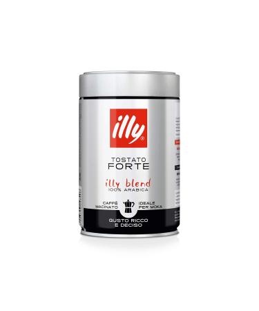 Illy 12 Pots of 250g of Roasted Moka Coffee
