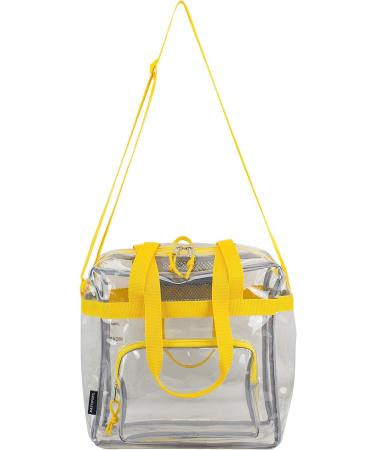 Eastsport Clear Stadium Tote - Honey Bun Yellow | Approved for Sporting Events - Buy Online on GoSupps.com