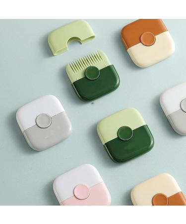 Trimpocket Hair Trimmer & Comb for Kids & Women | 2-in-1 Bangs Trimmer with Replaceable Blades | Dual-Side Split Ends Trimmer | Green | 2 Pcs + 10 Blades - Buy Online on GoSupps.com